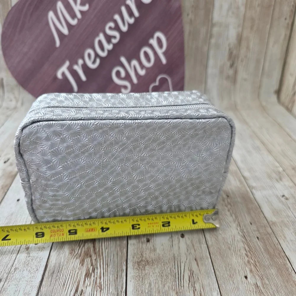 Women's MAC Silver Cosmetic Bag Small